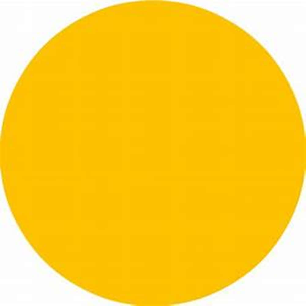Yellow Circle, bright yellow, white background, SD Desktop Wallpaper