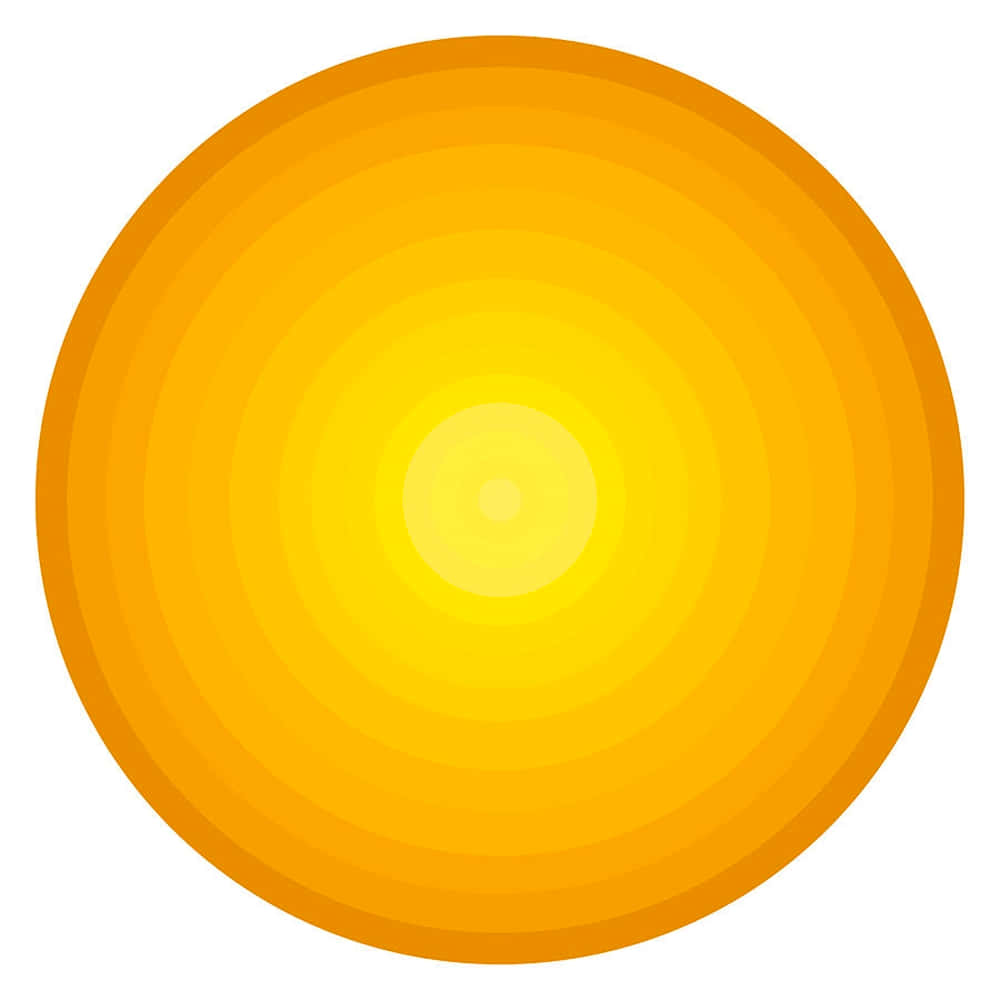 Yellow Circle, concentric golden rings, sunburst, SD Desktop Wallpaper