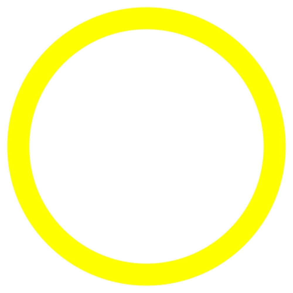 Yellow Circle, white background, bold yellow circle, SD Desktop Wallpaper
