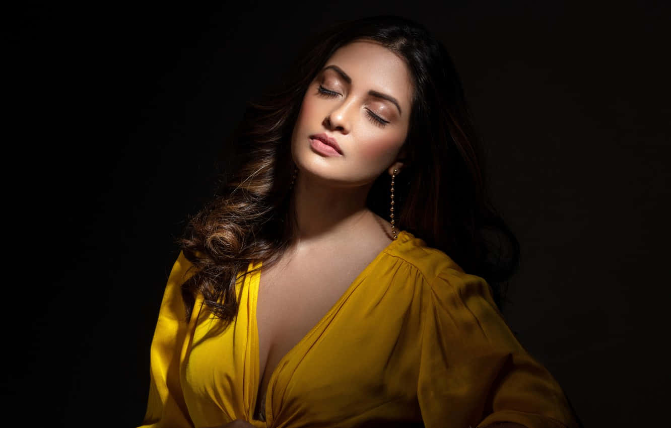 yellow dress, woman, vibrant yellow, HD Desktop Wallpaper