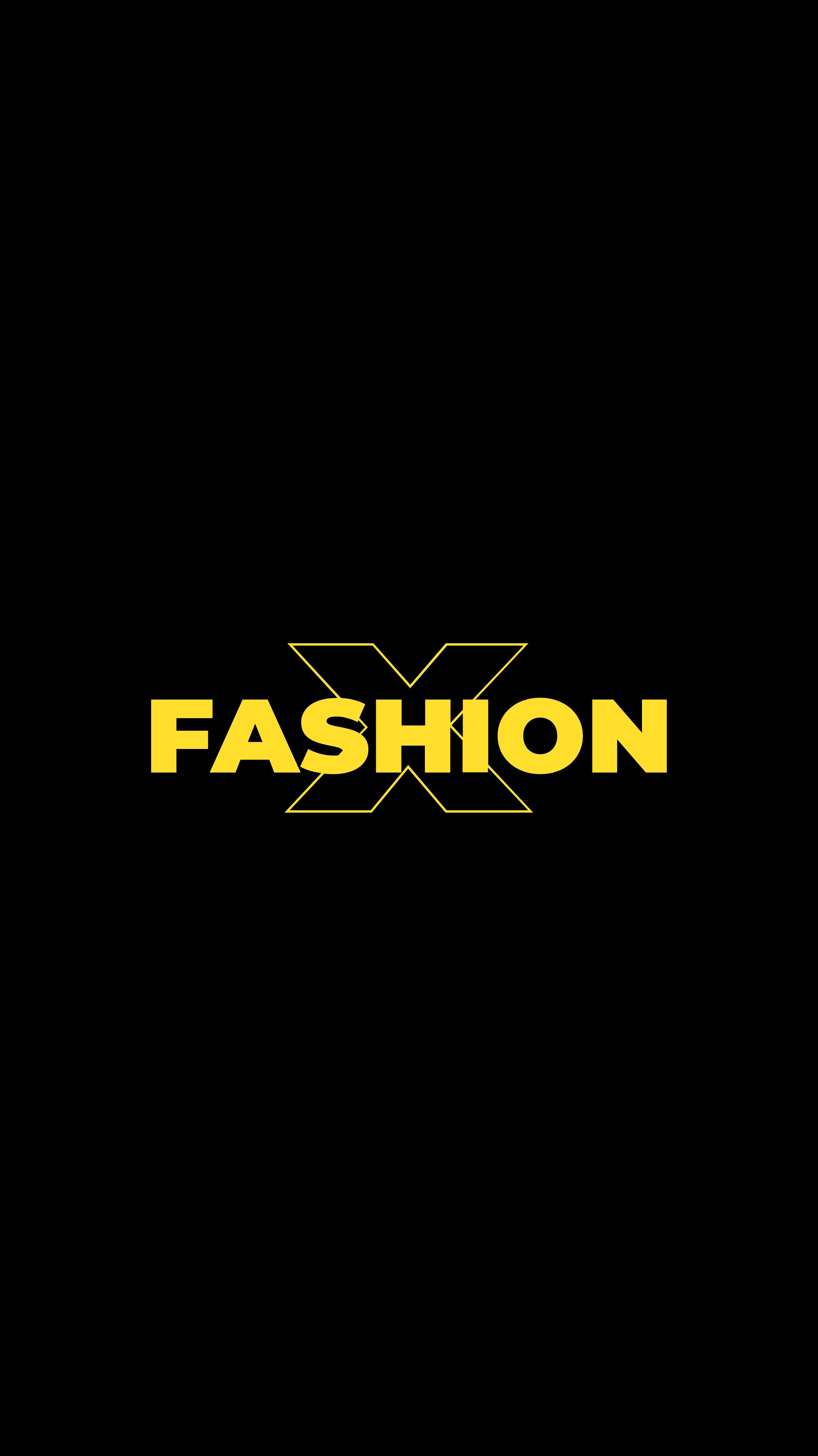 FASHION, X graphic, yellow, 5K Phone Wallpaper