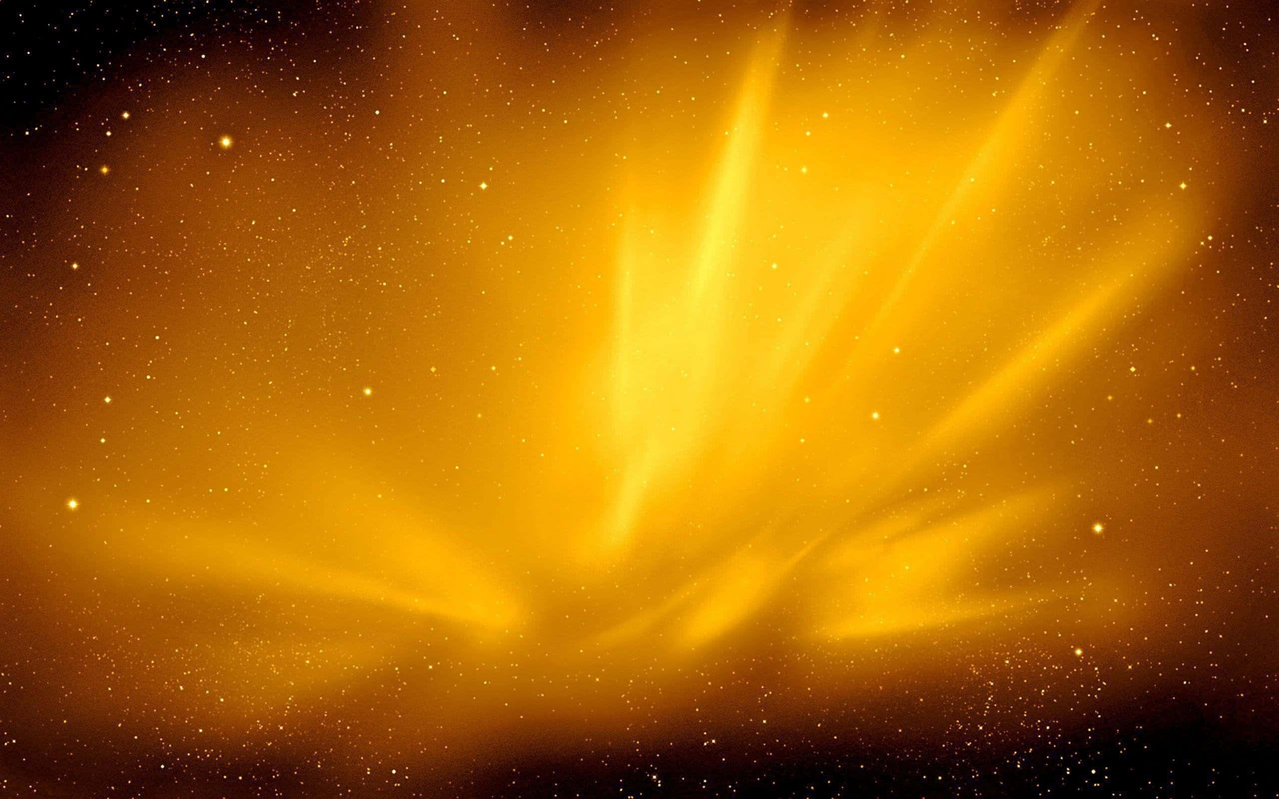 Yellow Galaxy, 2560 x 1600, golden burst, 2K Desktop Wallpaper
