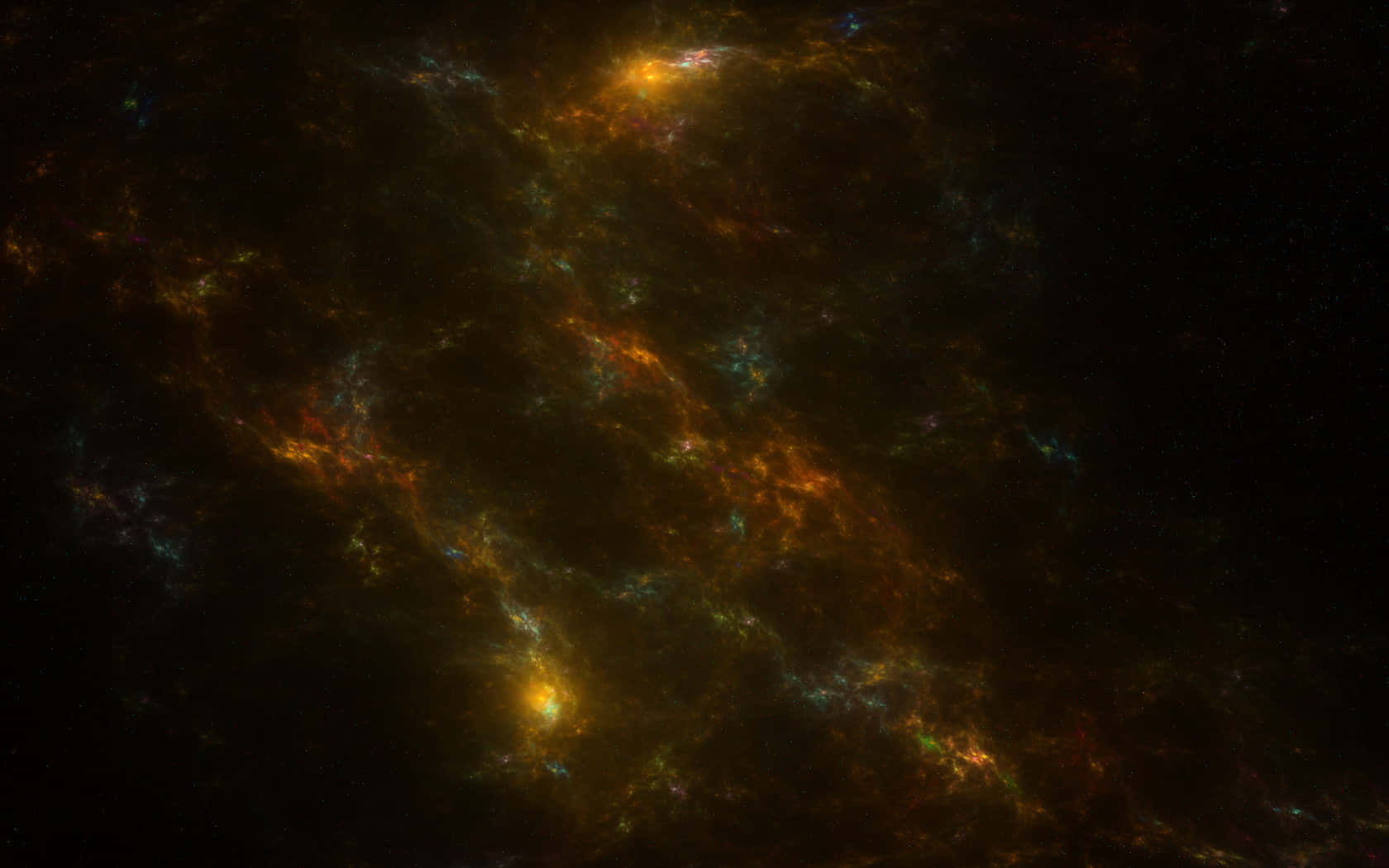 Yellow Galaxy, 1680 x 1050, cosmic nebula, HD Desktop Wallpaper