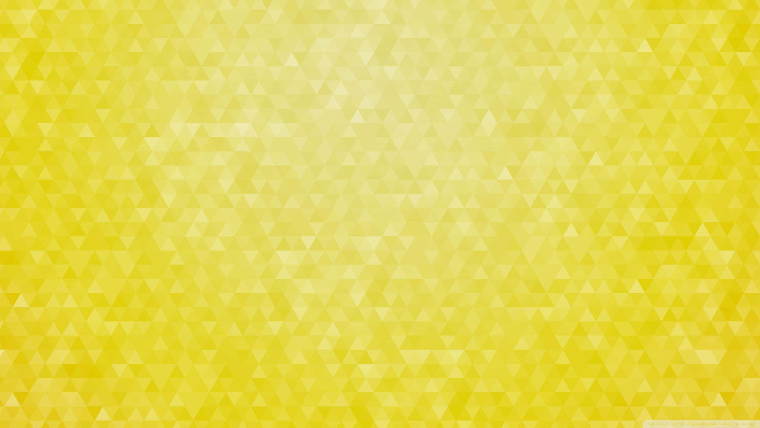 Yellow Geometric, vibrant yellow, abstract wallpaper, 2K Desktop Wallpaper
