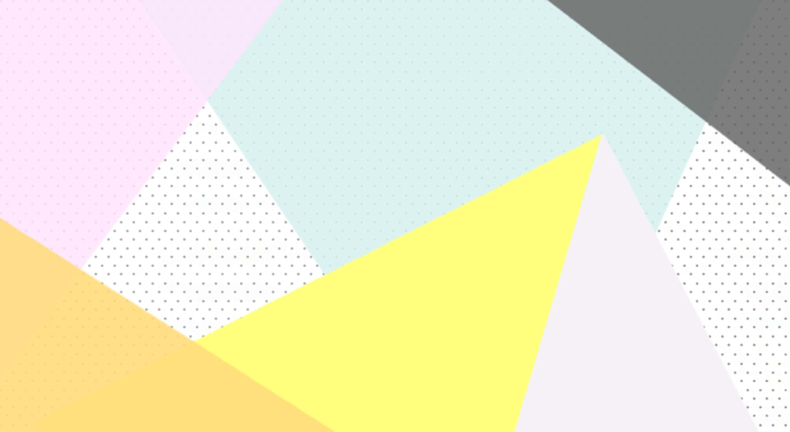 Yellow Geometric, geometric triangles, pastel and bright hues, 2K Desktop Wallpaper