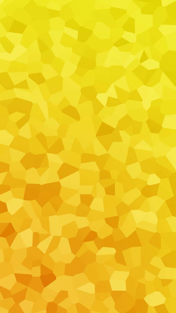 yellow geometric, vibrant yellow, irregular polygonal shapes, HD Phone Wallpaper