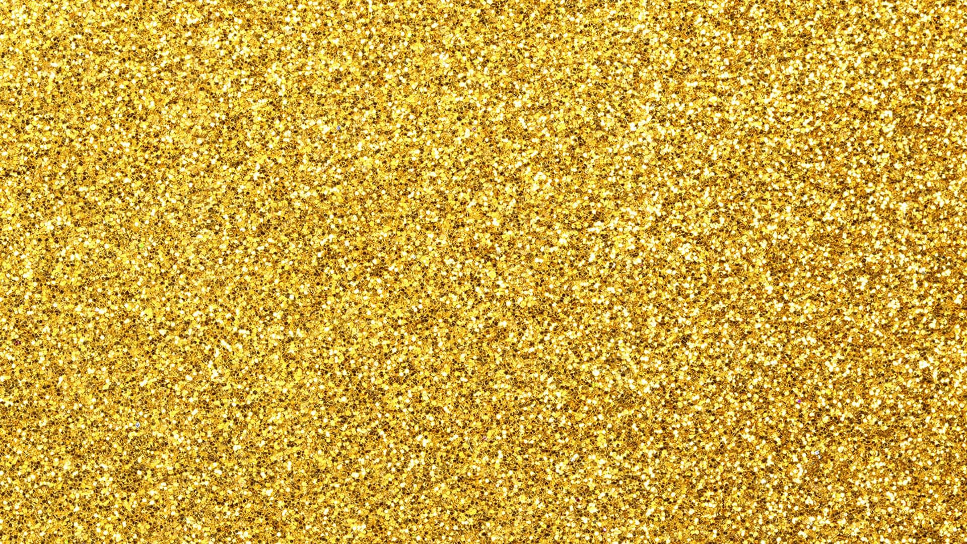 yellow glitter, shimmering gold glitter particles, radiant textured surface, Full HD Desktop Wallpaper