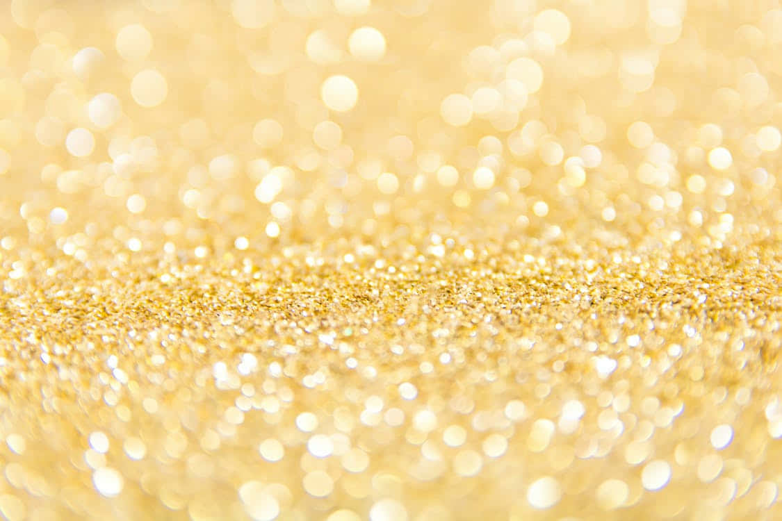 Yellow Glitter, shimmering gold glitter, bokeh light effects, SD Desktop Wallpaper