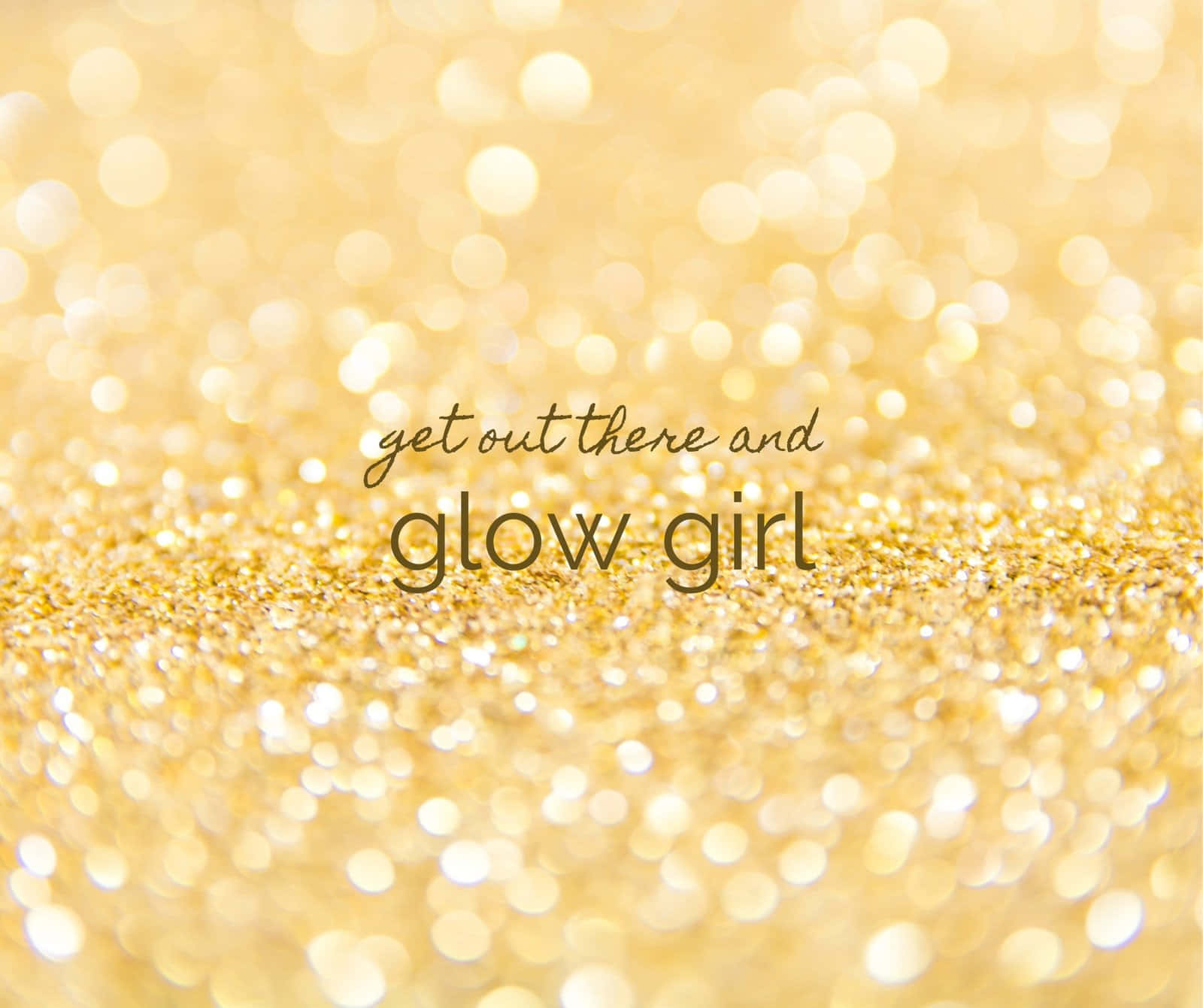 Yellow Glitter, golden glitter, bokeh lights, HD Desktop Wallpaper