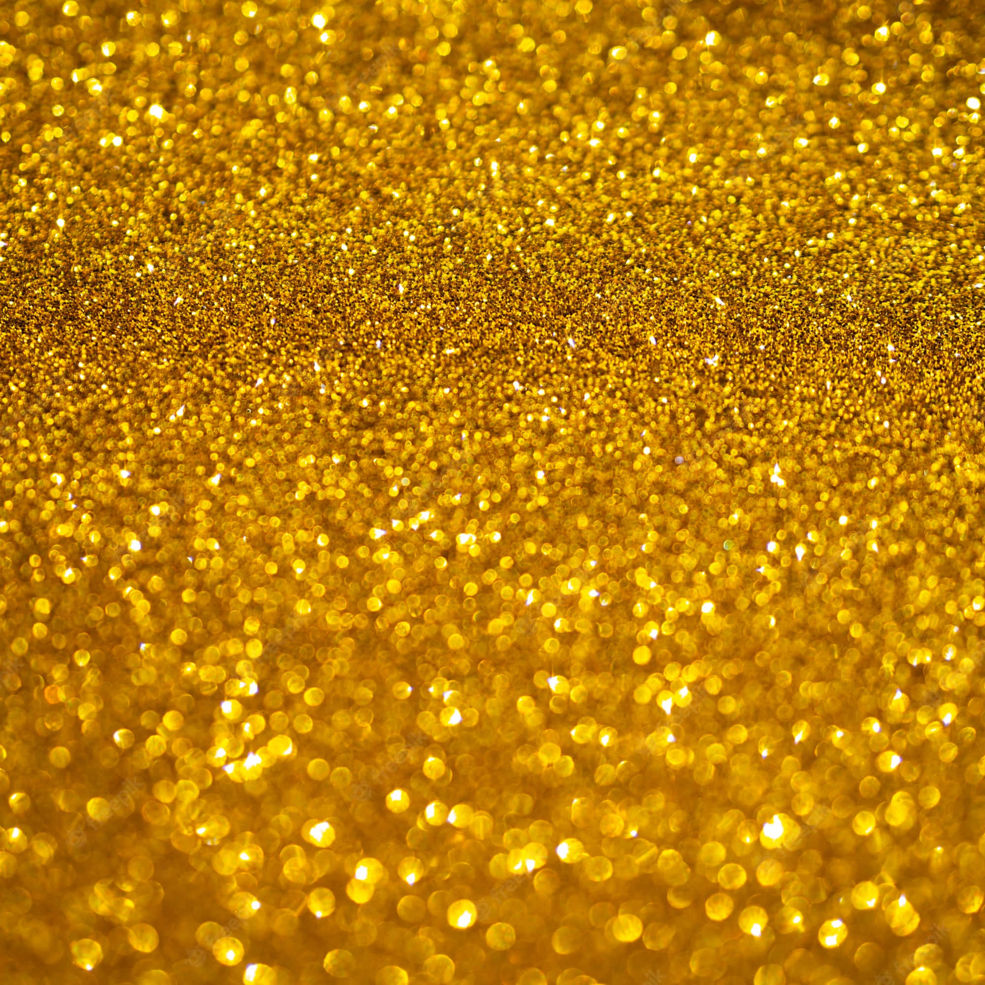 Yellow Glitter, shimmering golden glitter particles, bokeh effects, Full HD Desktop Wallpaper