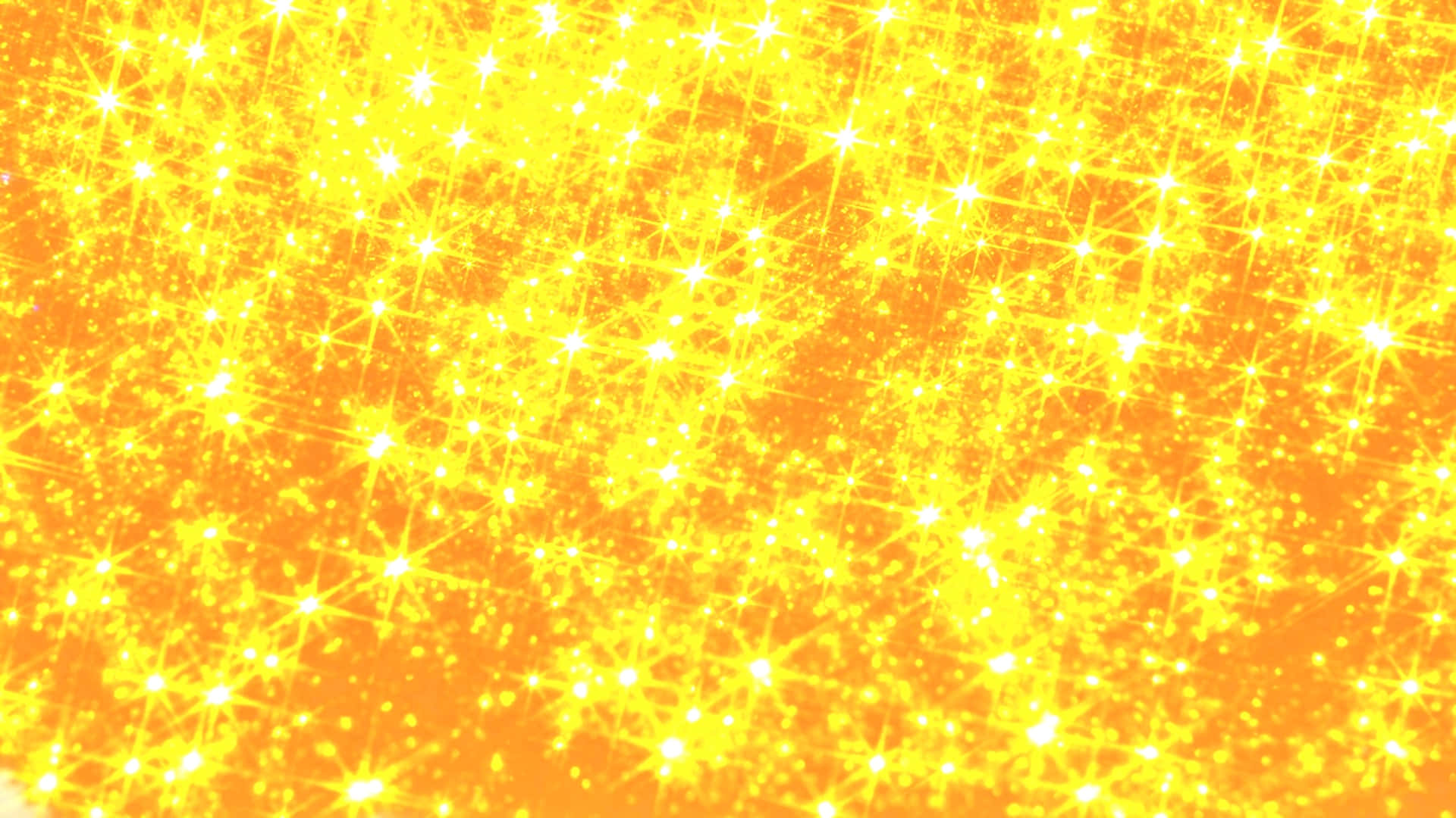 yellow glitter, golden sparkles, bright white starbursts, Full HD Desktop Wallpaper