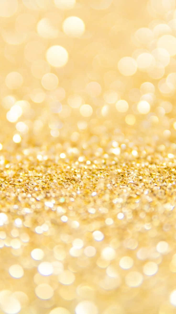 gold glitter, shimmering gold glitter, soft bokeh lights, HD Phone Wallpaper