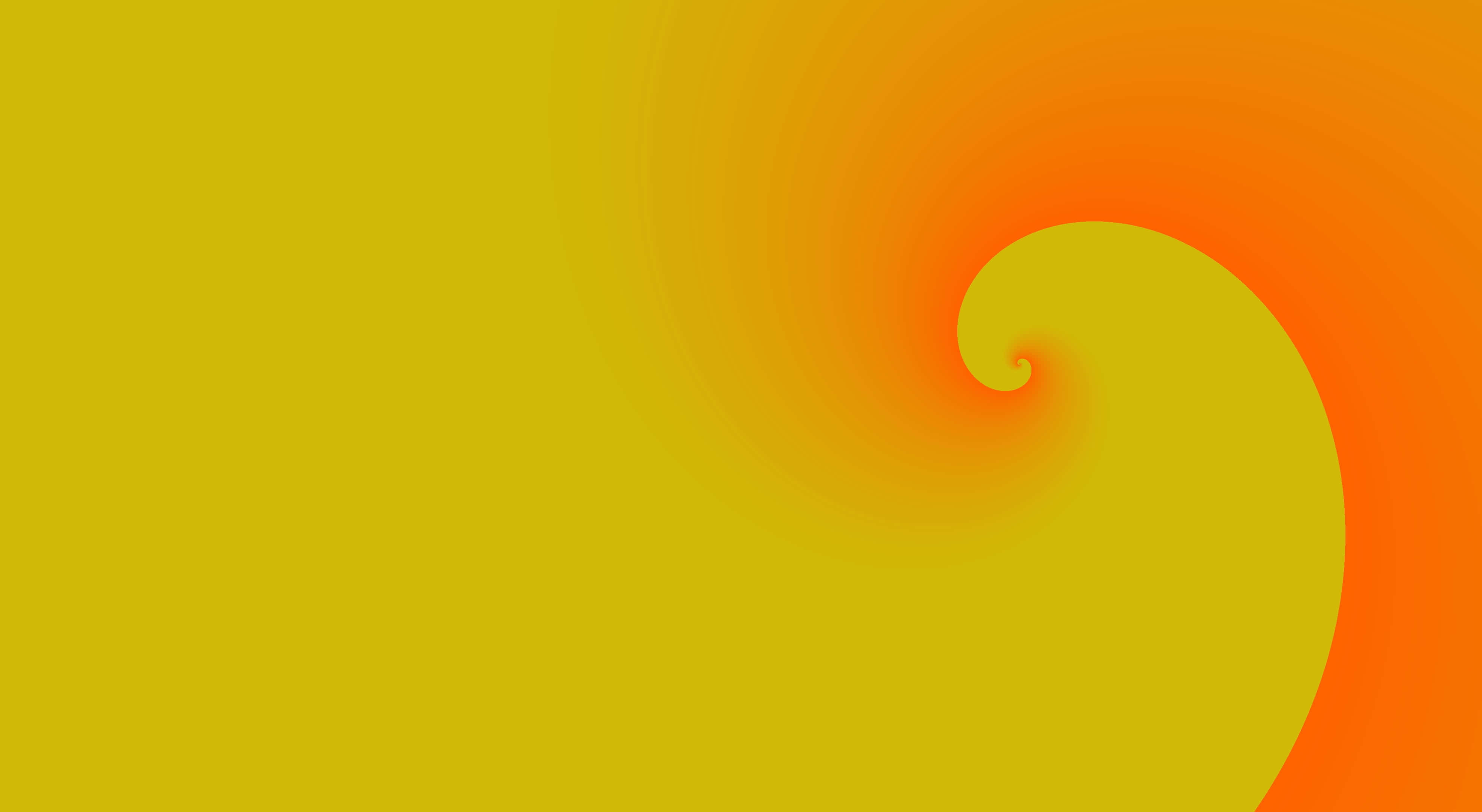 Yellow Gradient, vibrant gradient spiral, yellow to orange, 4K Desktop Wallpaper