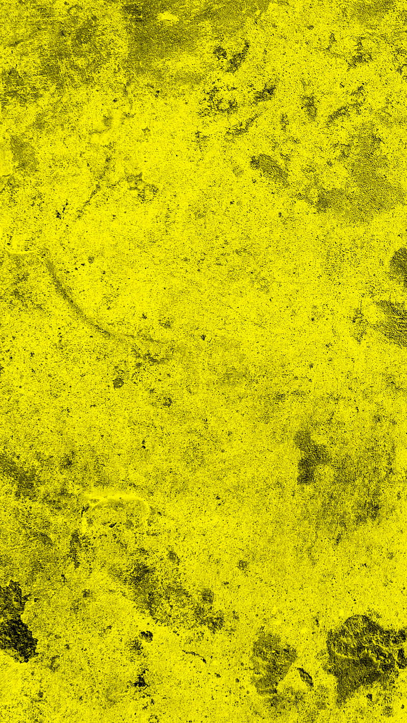 yellow grunge, vibrant yellow, dark speckles, HD Phone Wallpaper