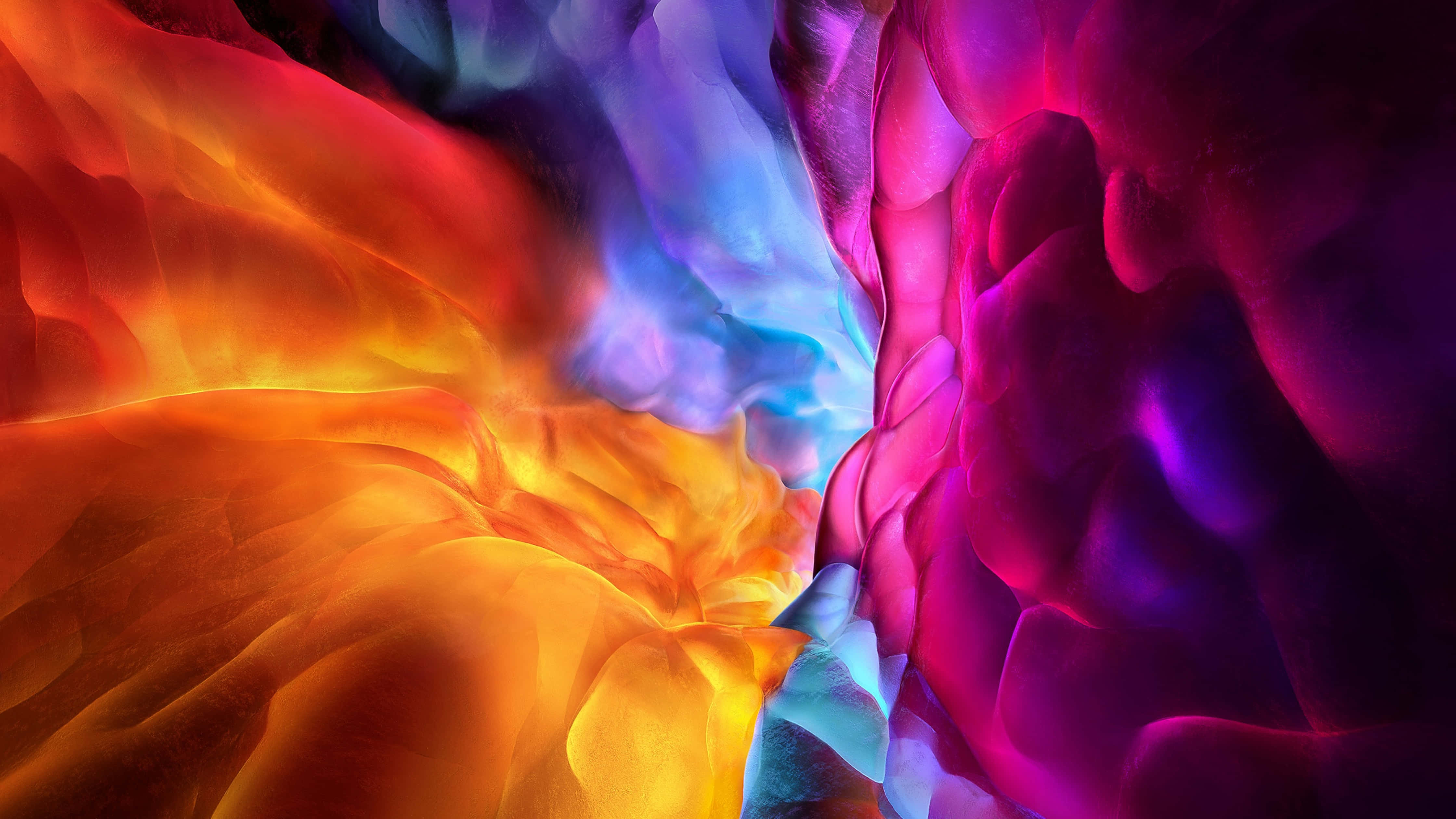 iPad, yellow, pink, 4K Desktop Wallpaper