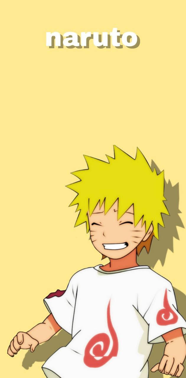 Yellow Naruto, spiky yellow hair, white shirt, HD Phone Wallpaper