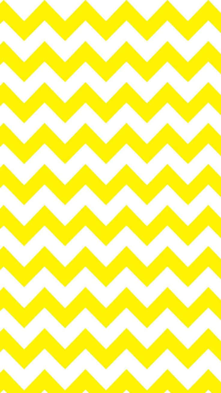 Vibrant Yellow Geometric Pattern, zigzag pattern, repeating chevron design, HD Phone Wallpaper