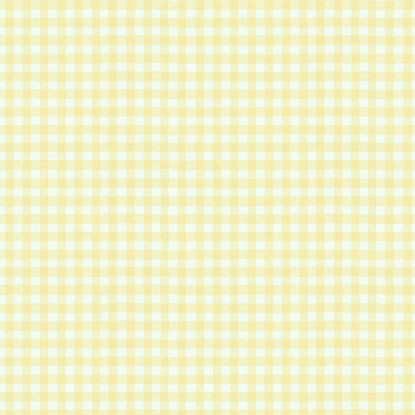 gingham check pattern, soft yellow, white, HD Desktop Wallpaper