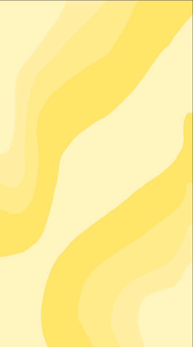 yellow and white wavy pattern, soft flowing yellow waves, gentle gradients, SD Phone Wallpaper