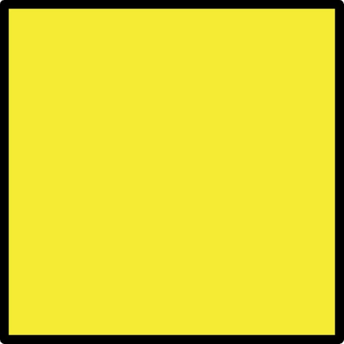yellow square, thick black border, 1200 x 1200 wallpaper, SD Desktop Wallpaper