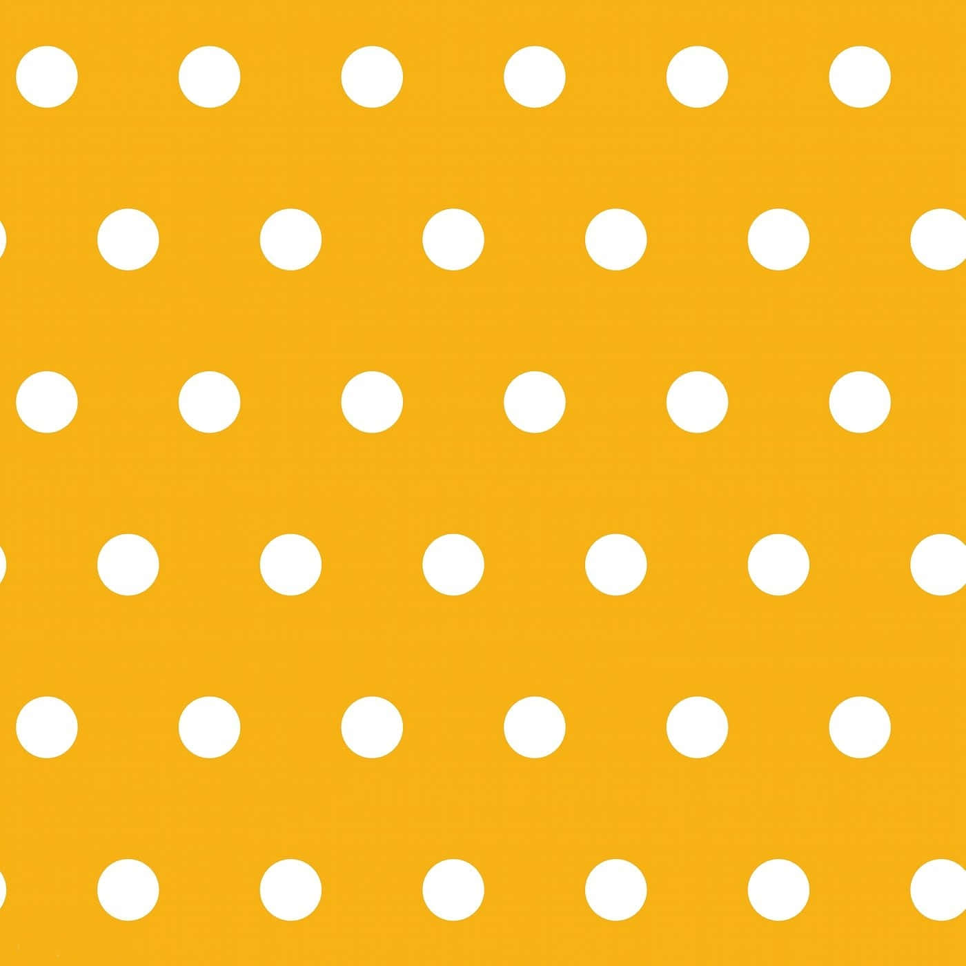 Bright Yellow Polka Dot Background, mustard yellow, white polka dots, HD Desktop Wallpaper
