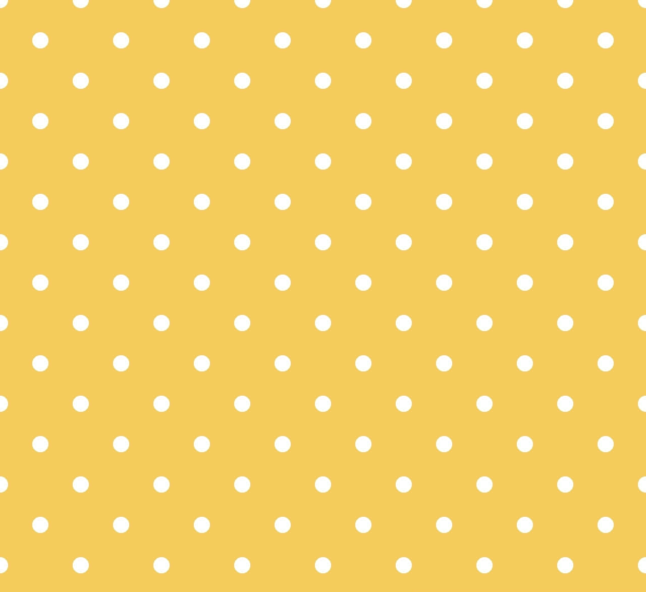 Yellow Polka Dot, bright yellow, white polka dots, HD Desktop Wallpaper