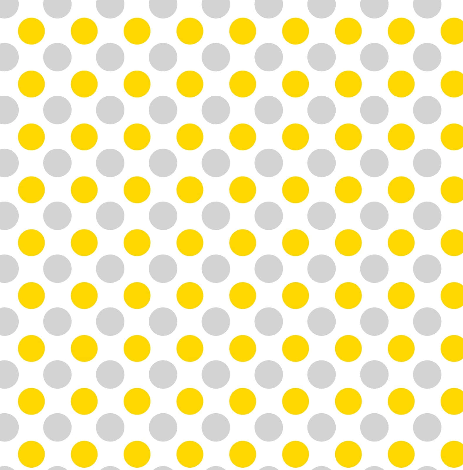 yellow polka dot, alternating yellow and gray polka dots, white background, HD Phone Wallpaper