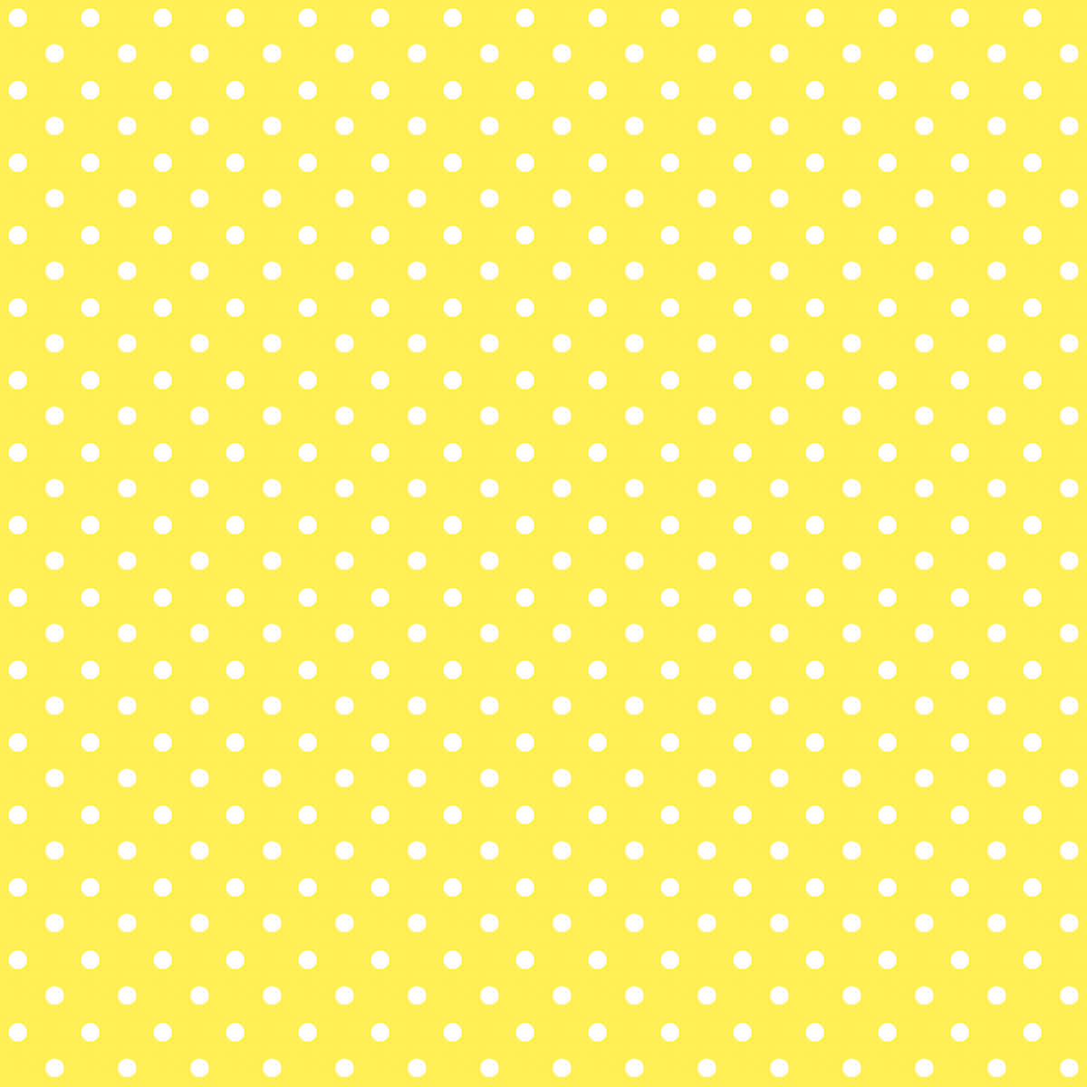 Yellow Polka Dot, bright yellow, white polka dots, SD Desktop Wallpaper