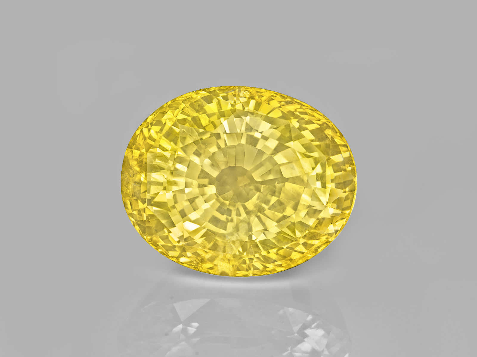 Yellow Sapphire, oval-cut, facets, HD Desktop Wallpaper