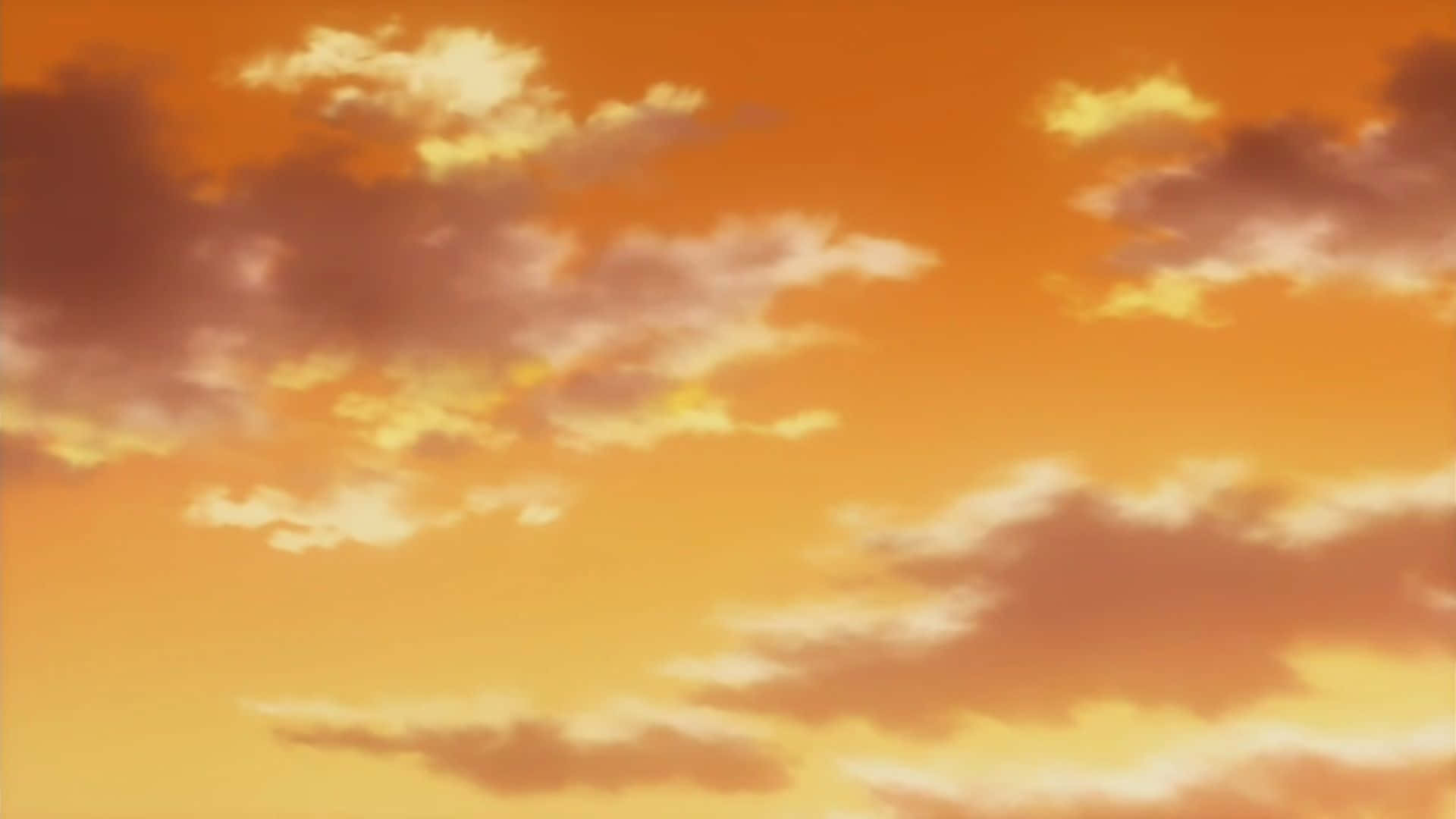 Yellow Sky, sunset, orange, Full HD Desktop Wallpaper