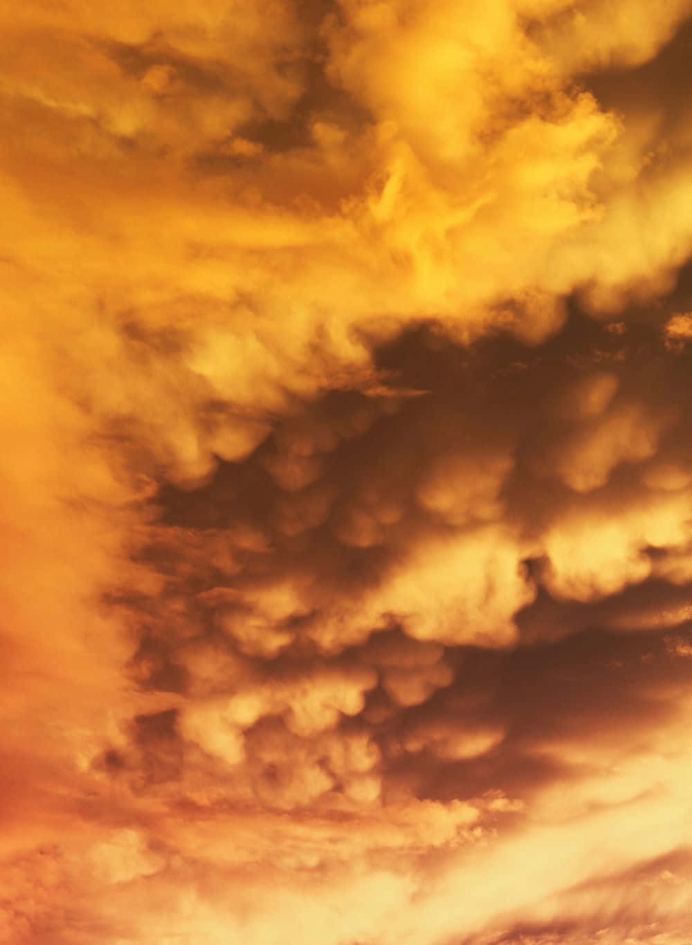 Yellow Sky, 1000 x 1366, fiery orange, HD Phone Wallpaper