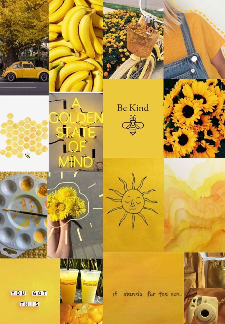 yellow aesthetic tumblr, yellow summer day, sunburst style, SD Phone Wallpaper