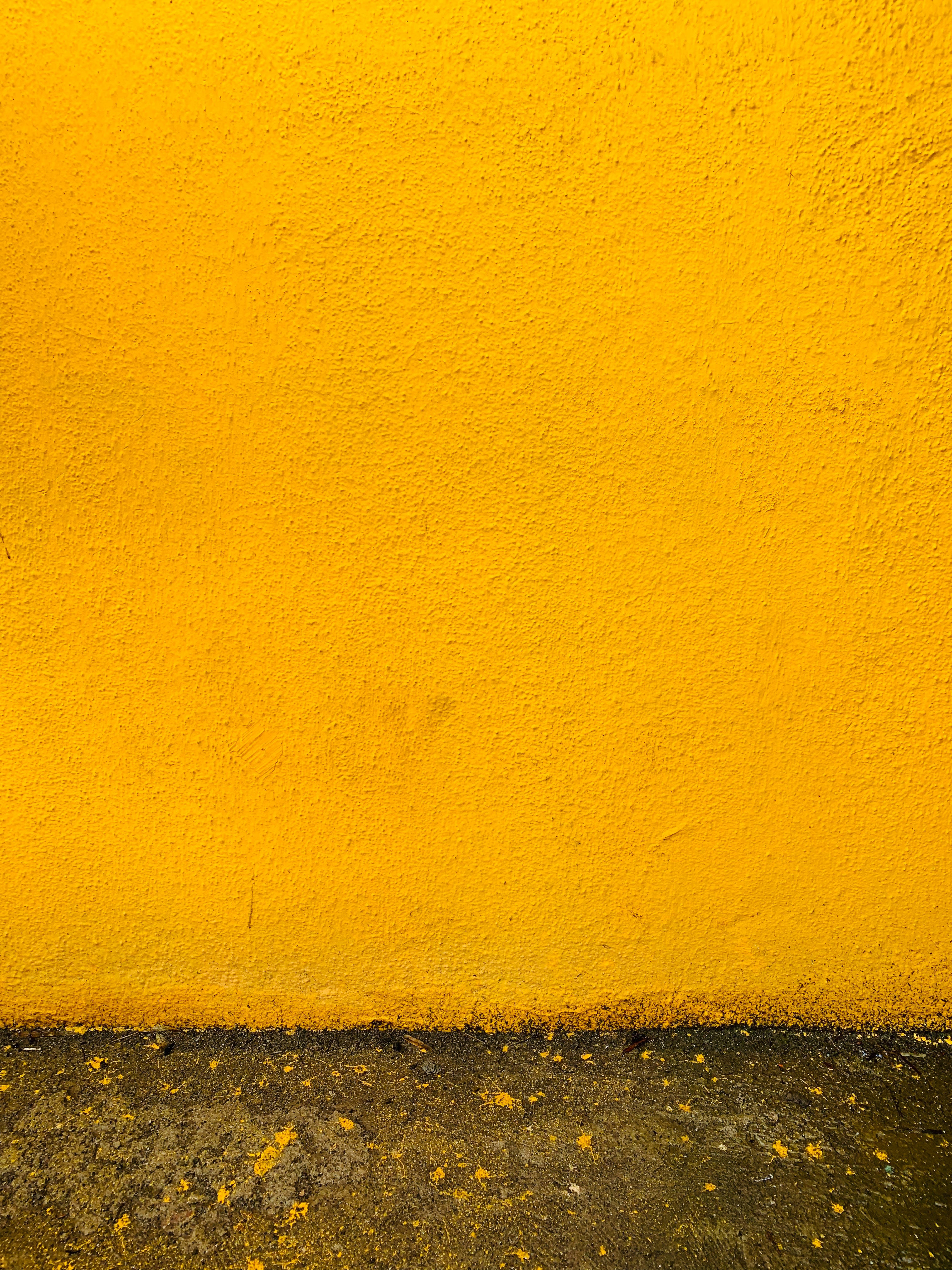concrete texture, mustard yellow, wall, 4K Phone Wallpaper