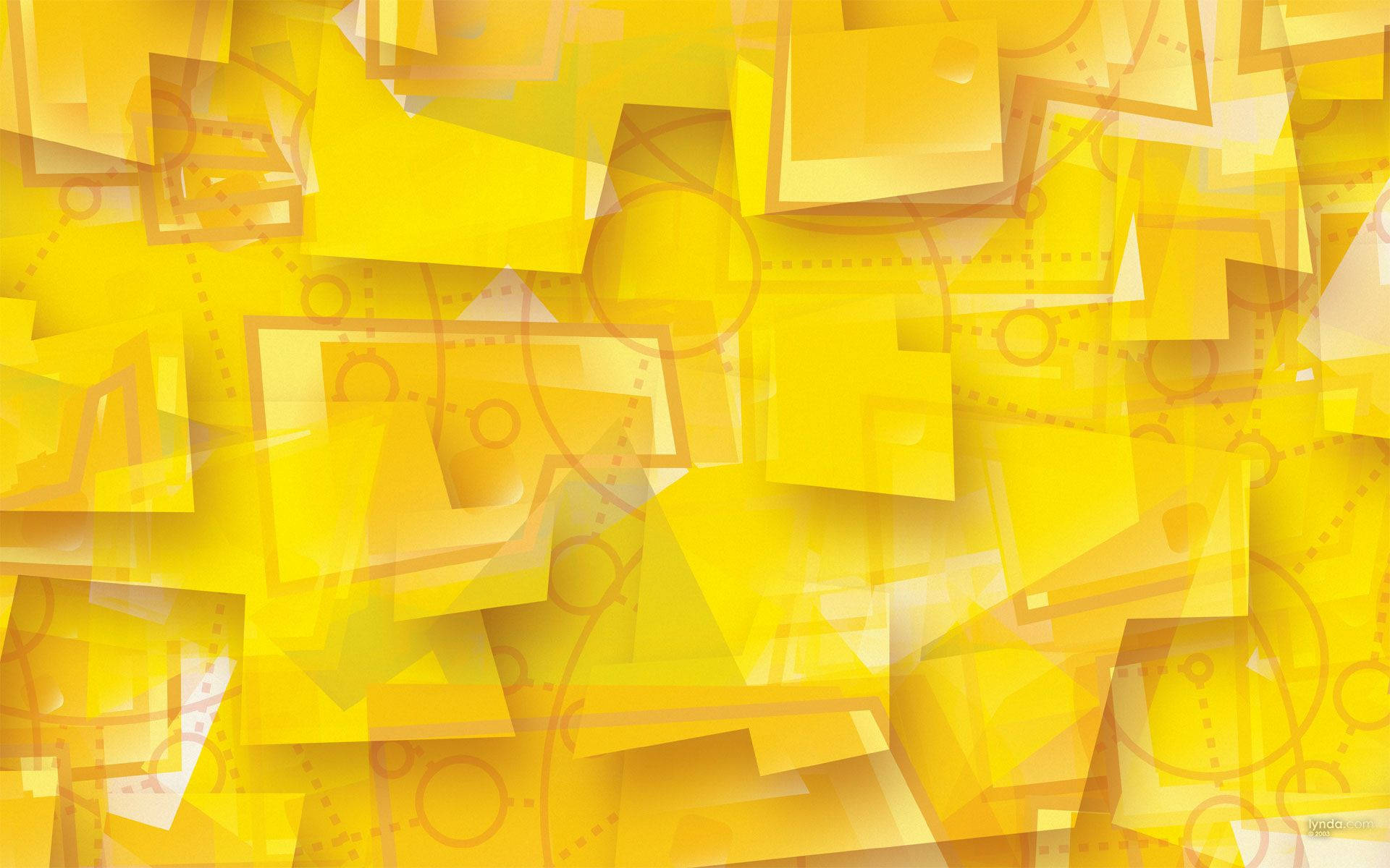 yellow abstract background, vibrant yellow, geometric shapes, Full HD Desktop Wallpaper