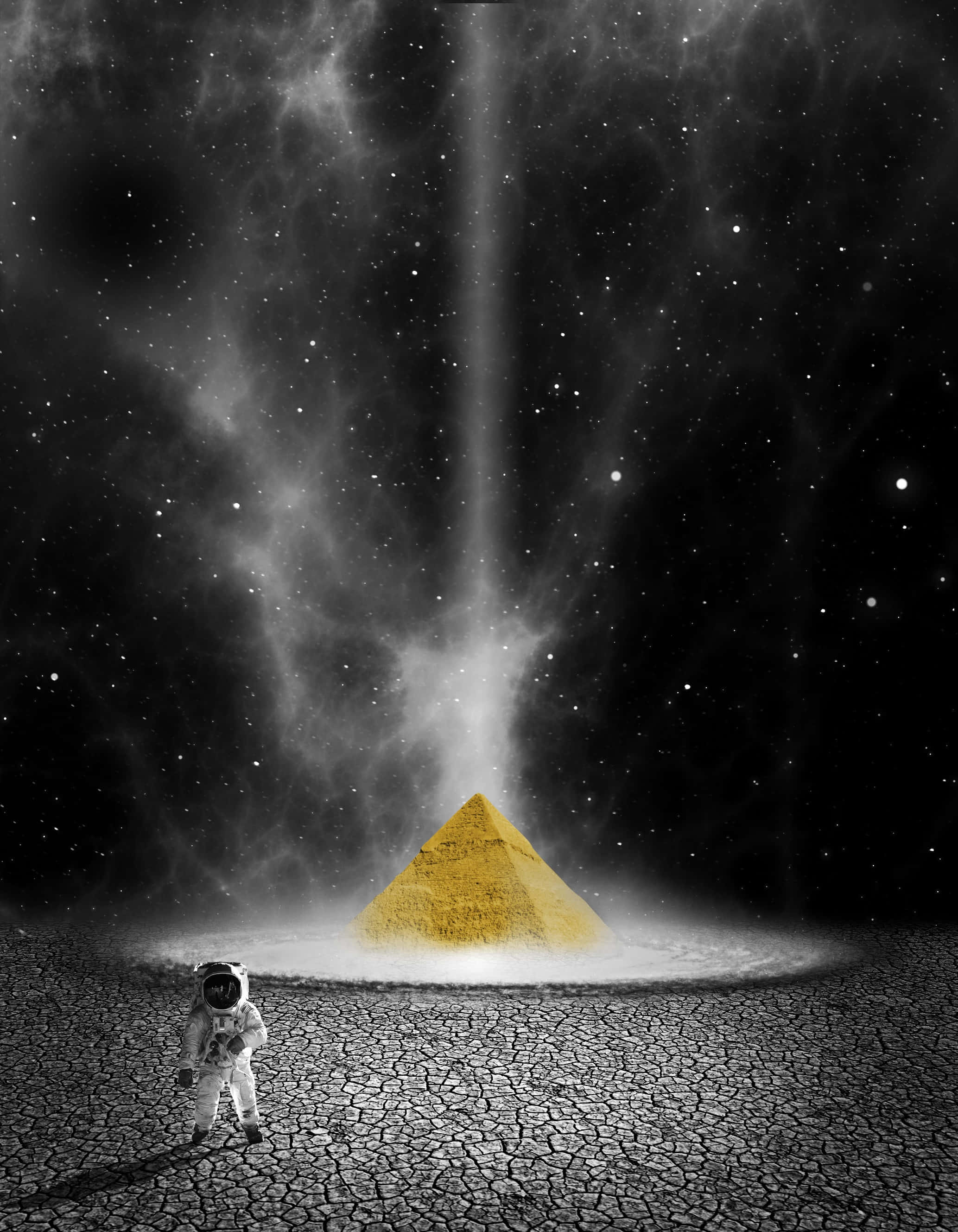 Yellow Triangle, 2067, 2657, 2K Phone Wallpaper