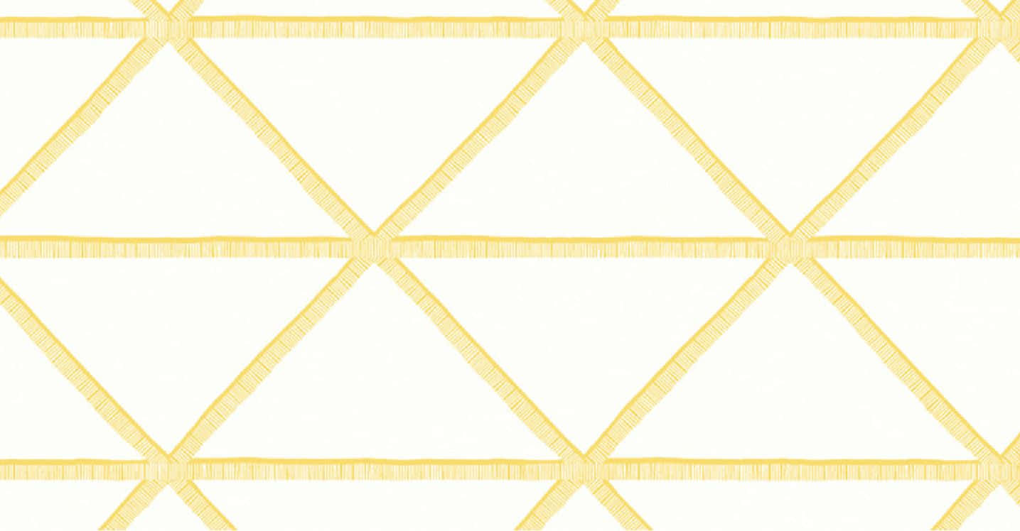 yellow triangle, geometric lattice, pale yellow, HD Desktop Wallpaper