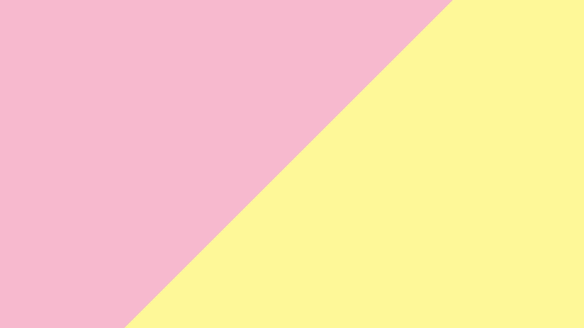pink and yellow triangle, yellow background, soft pink, Full HD Desktop Wallpaper