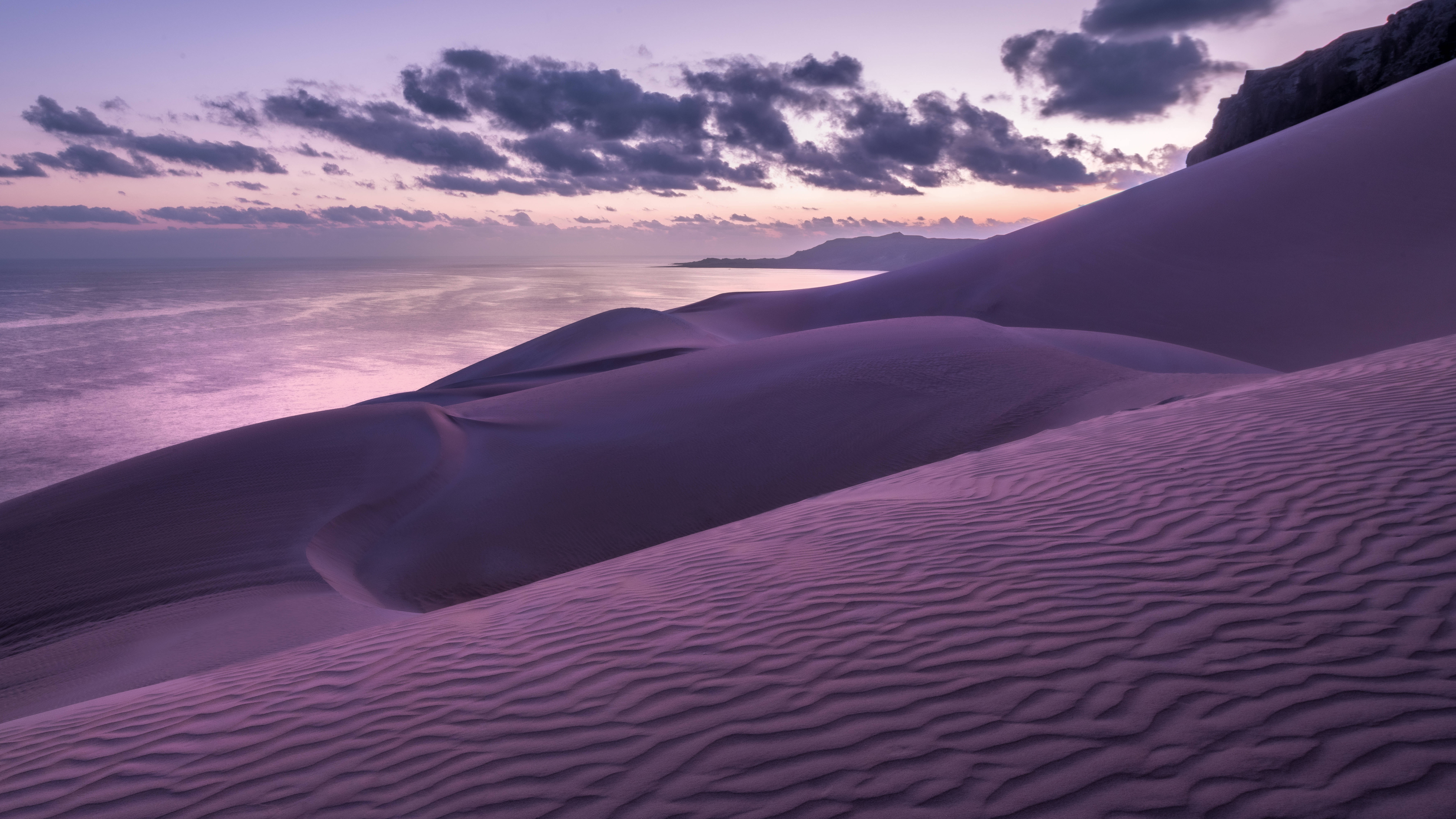 Yemen, desert, dusk, 8K Desktop Wallpaper