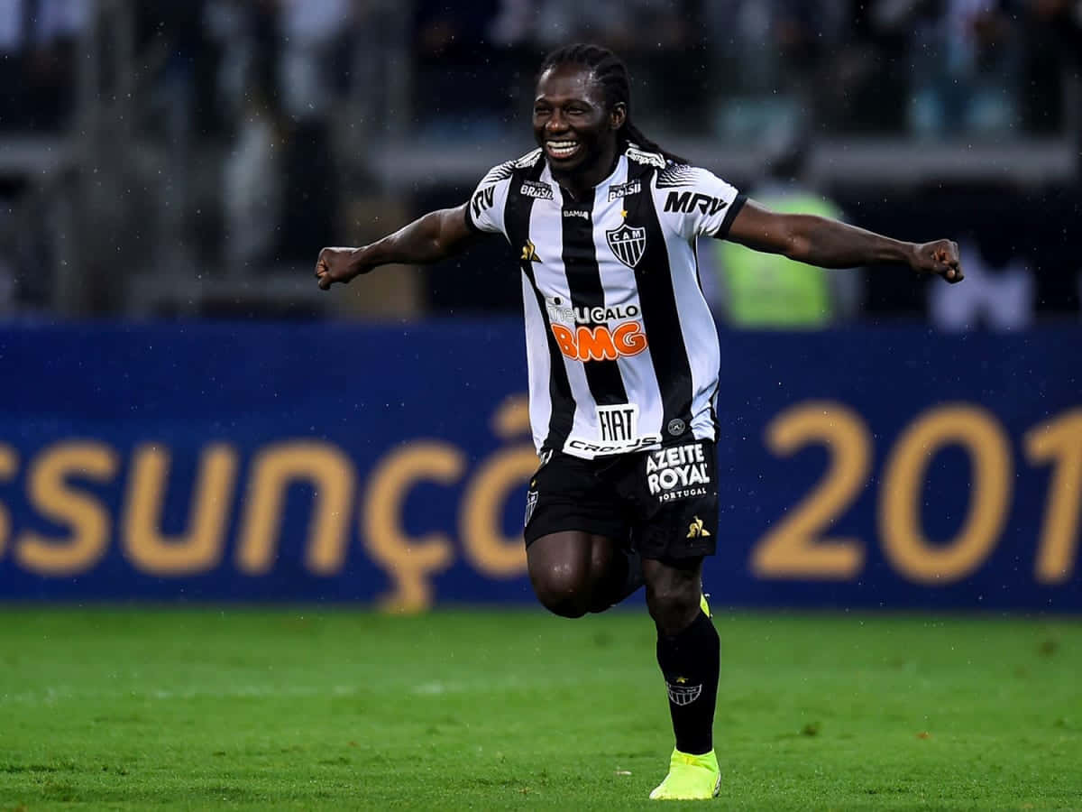 Yimmi Chara, 2019 Copa Sudamericana, black and white stripes, SD Desktop Wallpaper