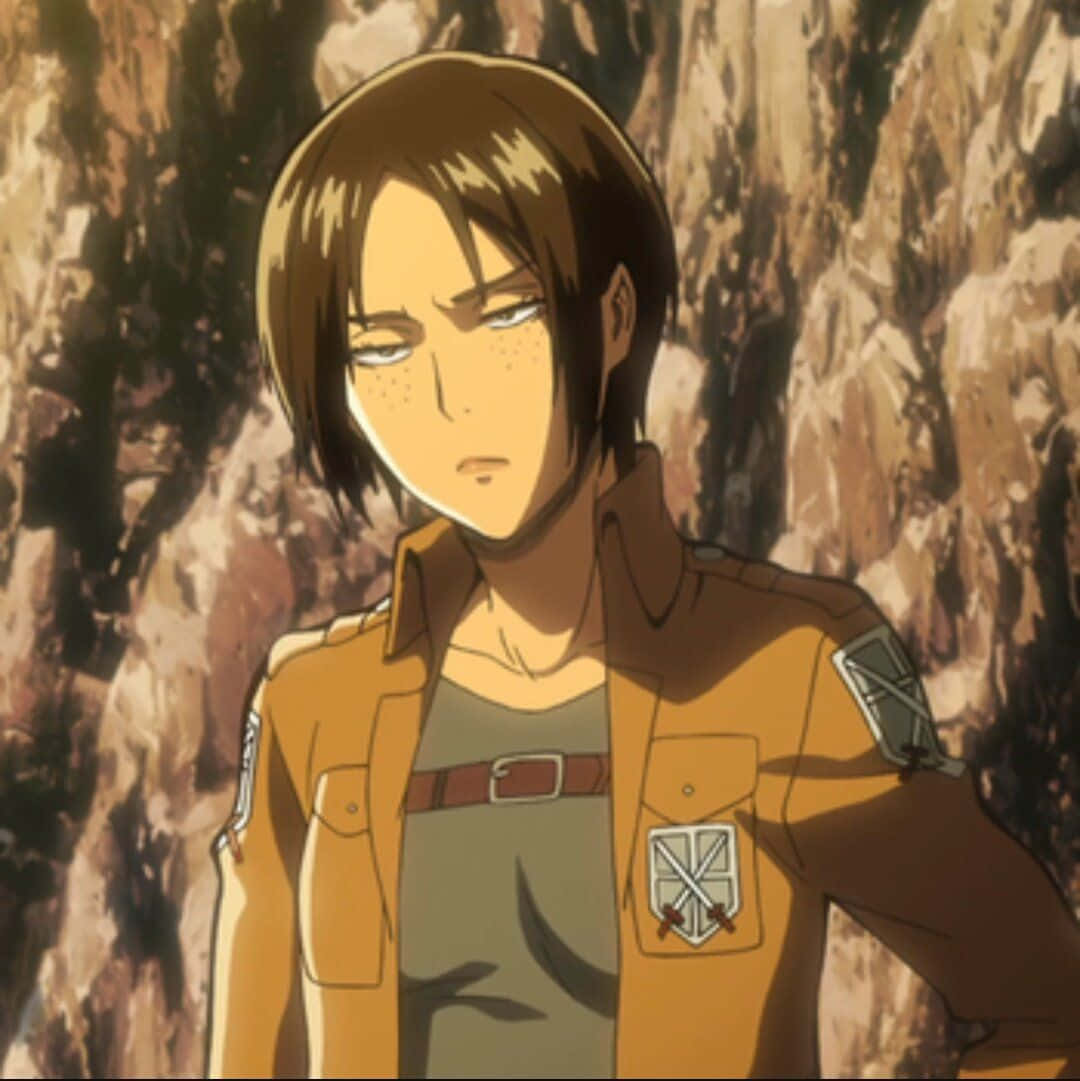 Ymir, anime soldier, yellow uniform, SD Phone Wallpaper