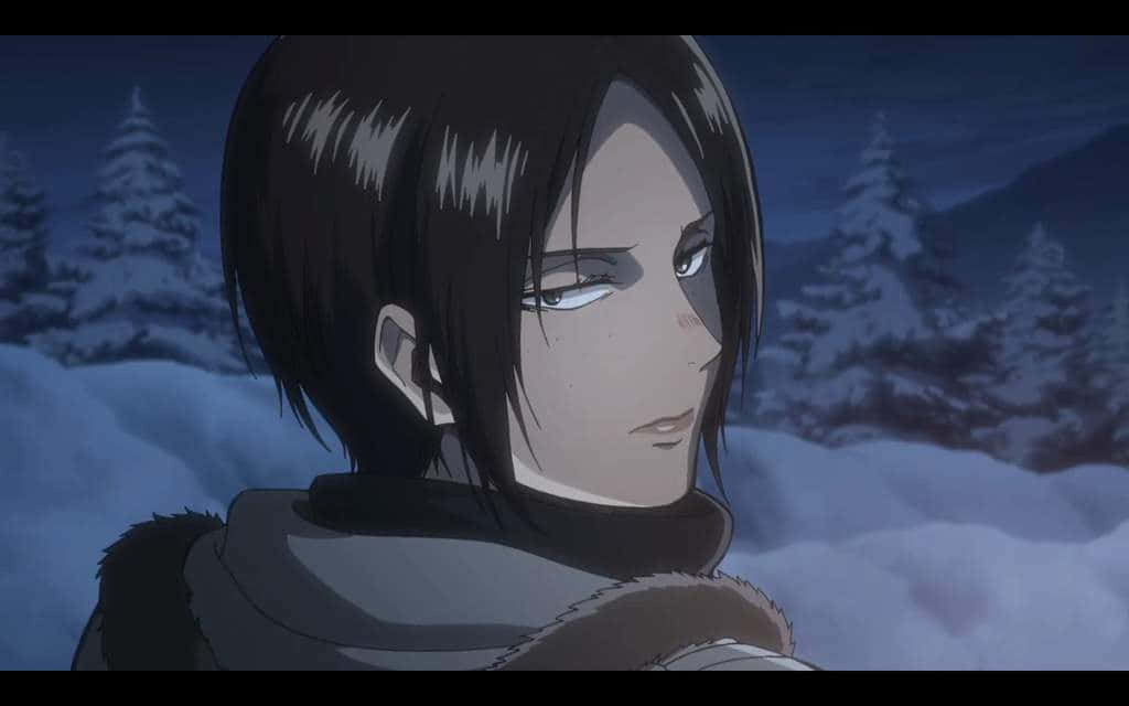Ymir, anime character, dark hair, SD Desktop Wallpaper
