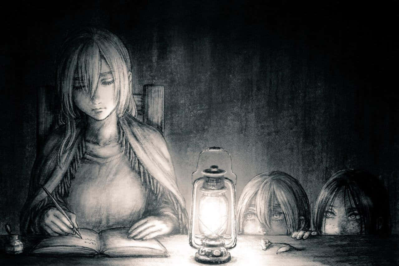 Ymir, lantern light, ghostly faces, HD Desktop Wallpaper