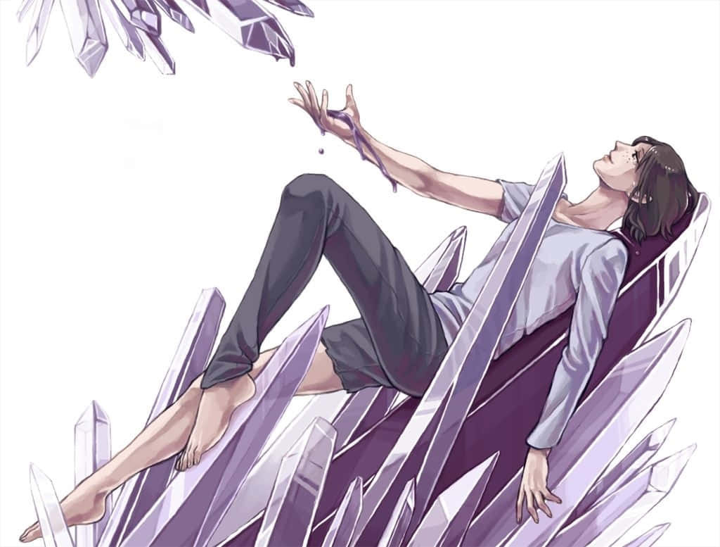Ymir, purple crystals, glowing fragments, SD Desktop Wallpaper