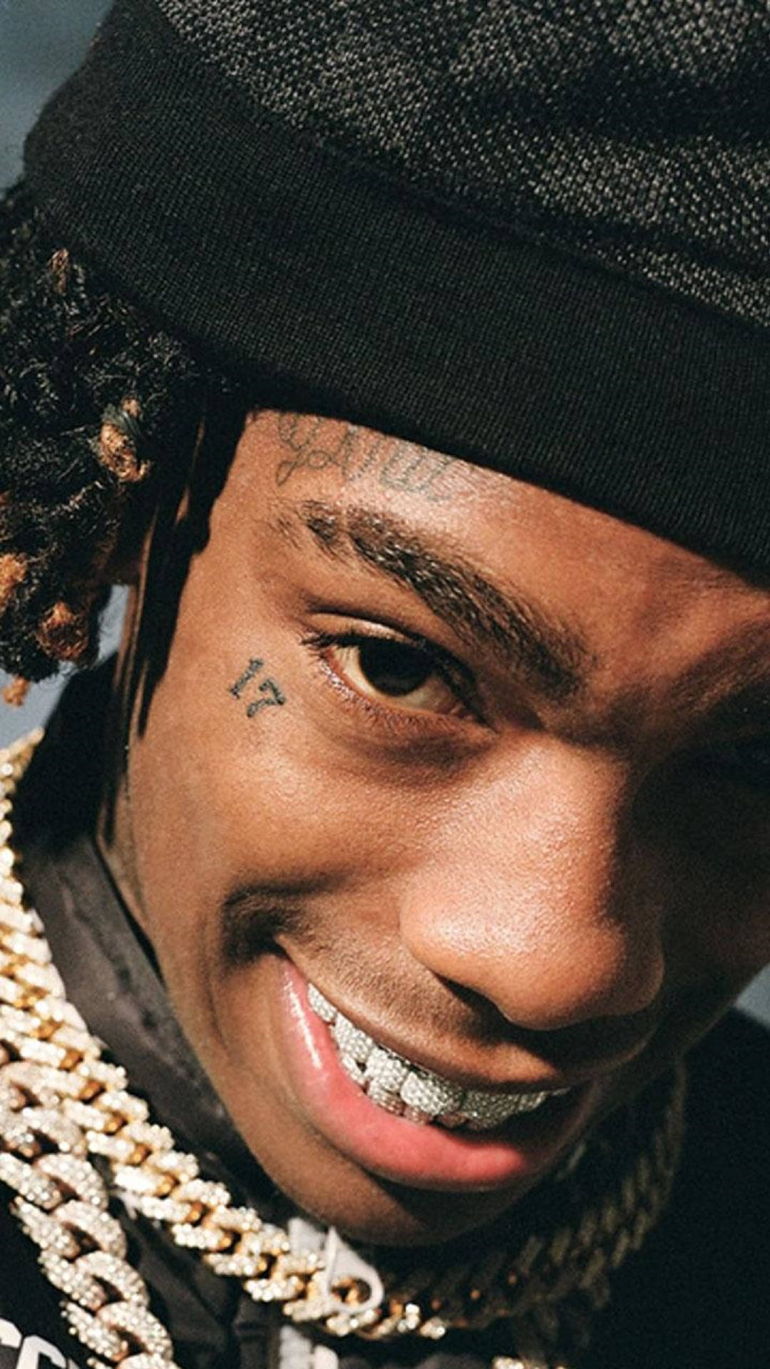 YNW Melly, tattoos, diamond grillz, Full HD Phone Wallpaper