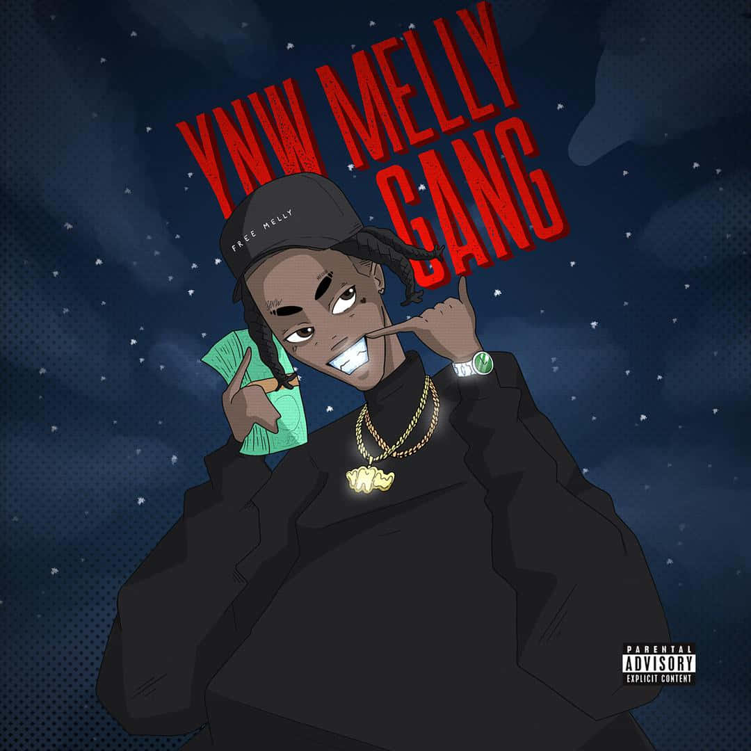 Ynw Melly, black cap, jacket, SD Desktop Wallpaper