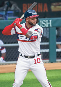 Yoan Moncada, white uniform, red accents, SD Phone Wallpaper