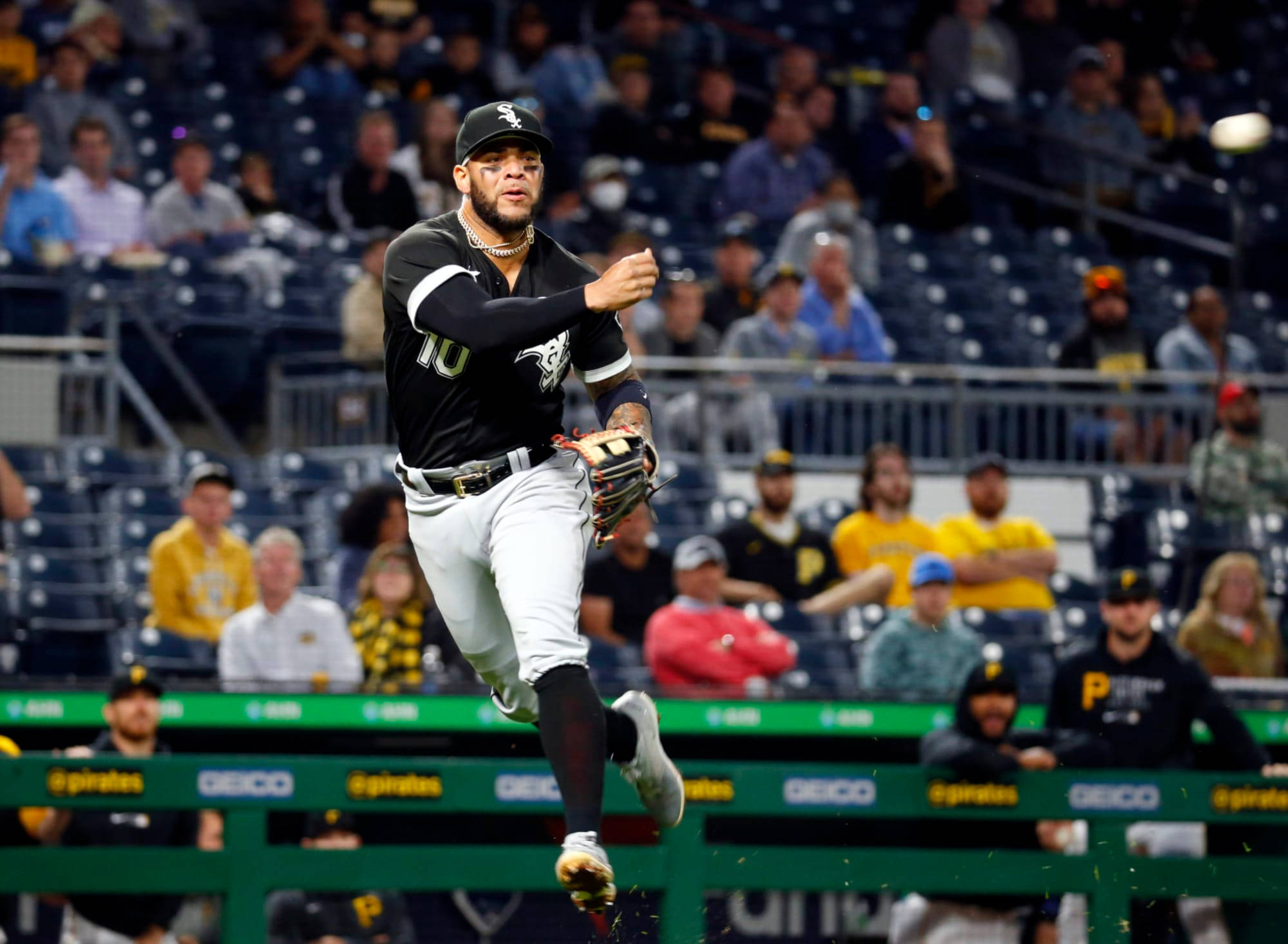 Yoan Moncada, black jersey, baseball player, Full HD Desktop Wallpaper