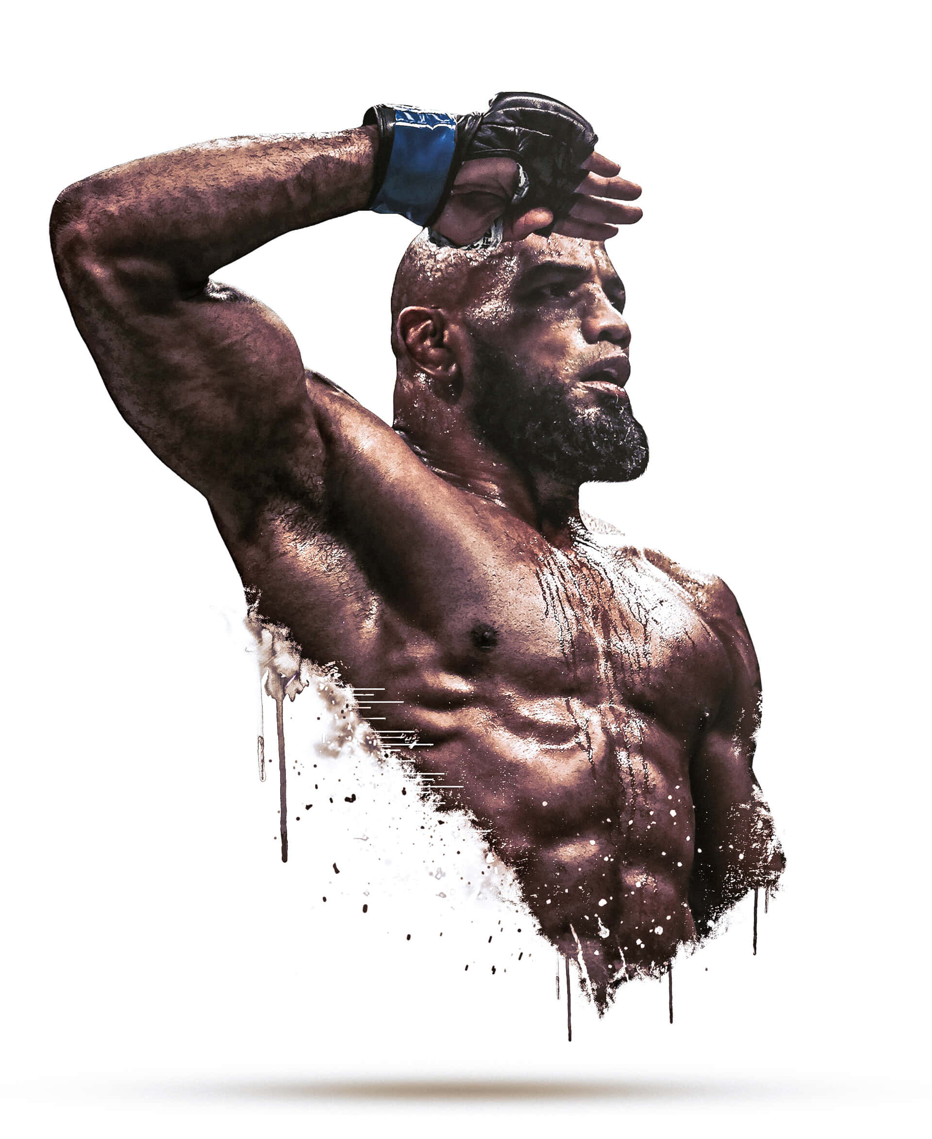 Yoel Romero, mixed martial artist, beard, Full HD Phone Wallpaper
