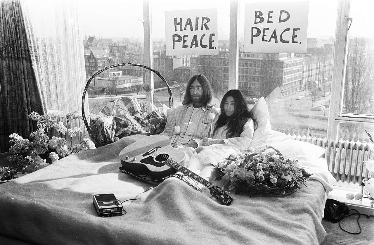 Yoko Ono, Hair Peace, Bed Peace, HD Desktop Wallpaper