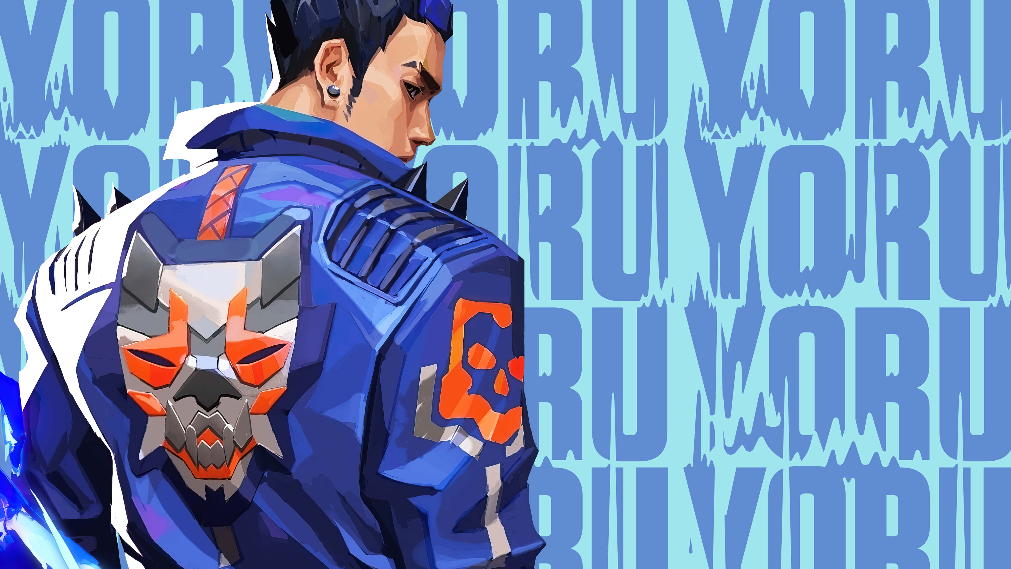 Yoru, Valorant, blue jacket, 4K Desktop Wallpaper
